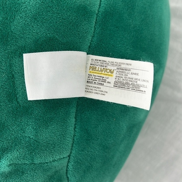 Squishmallows 16 Inch Plush Austin Avocado Pink Cheeks Fuzzy Pit Green 16” - Picture 6 of 6